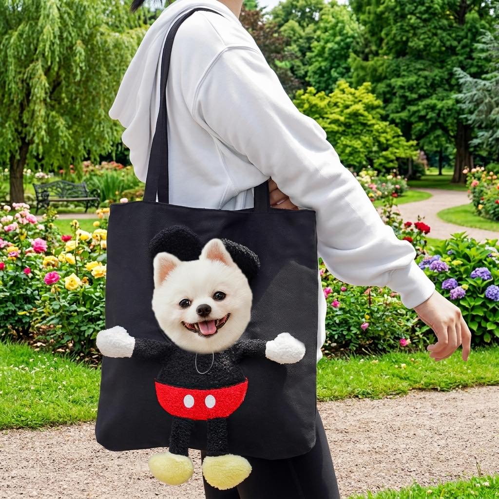 borsa trasportino aperta per gatti per passeggiate e visite dal veterinario - Borsa in canvas leggera per gatti e cani d
