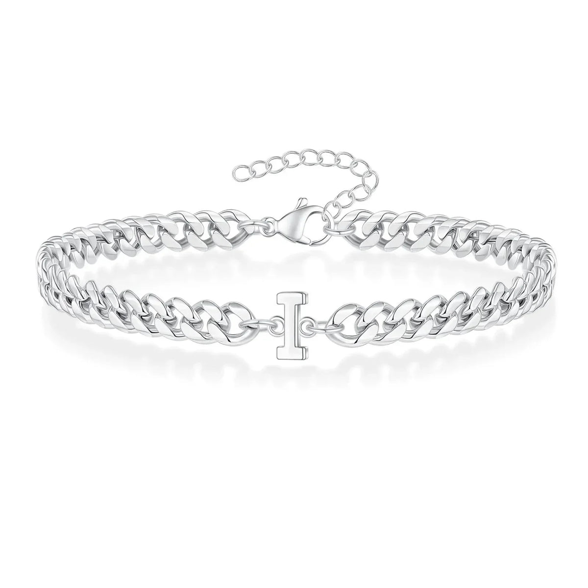 Bracciale Cuban con Iniziale per Coppie