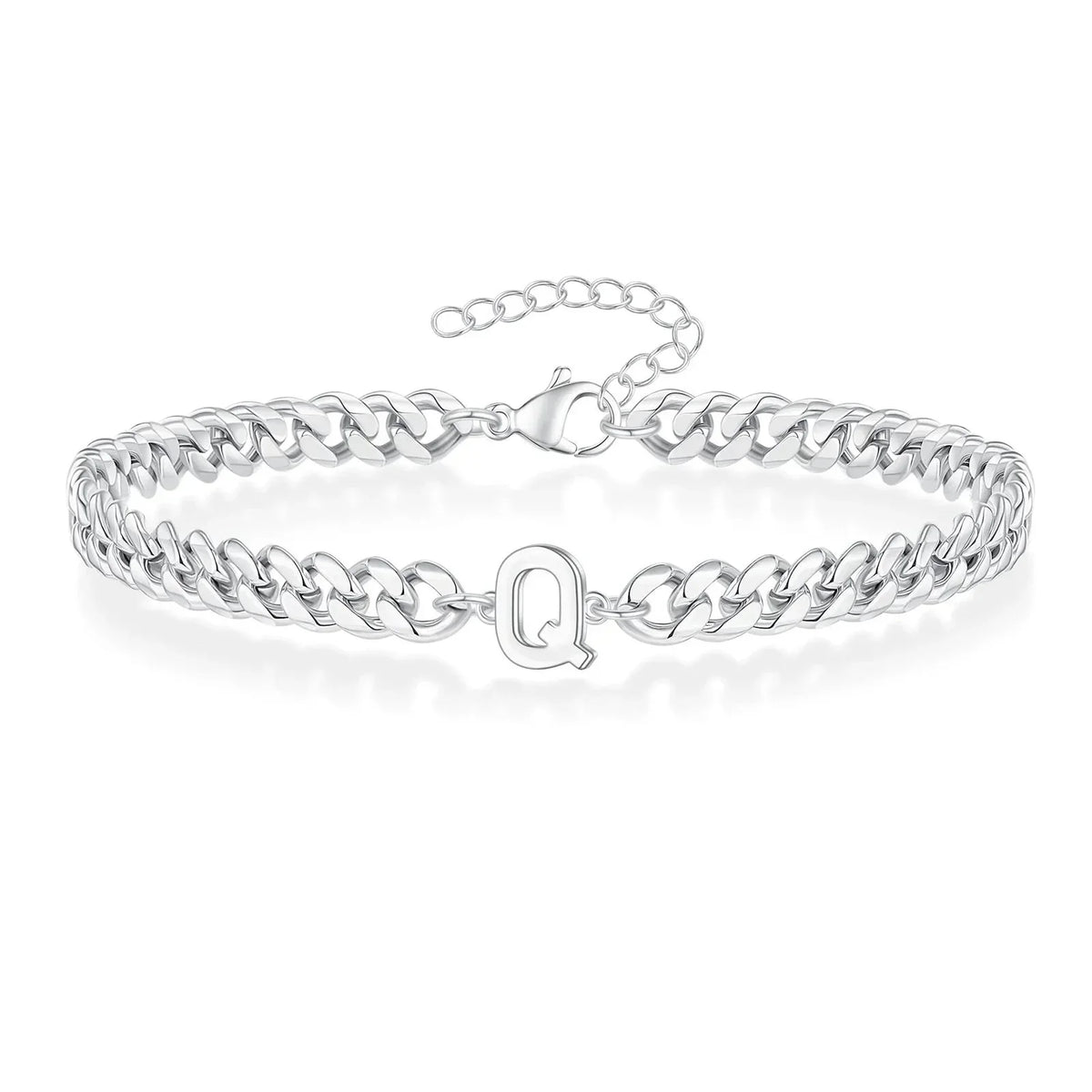 Bracciale Cuban con Iniziale per Coppie