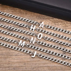 Bracciale Cuban con Iniziale per Coppie