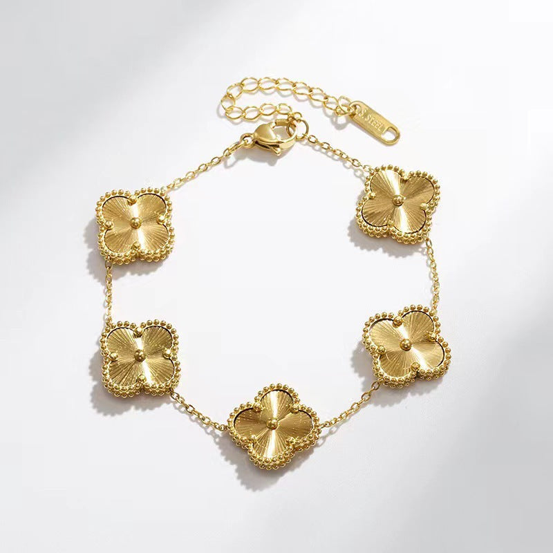 Bracciale Portafortuna Quadrifoglio