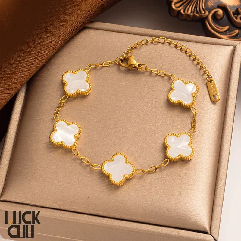 Bracciale Portafortuna Quadrifoglio