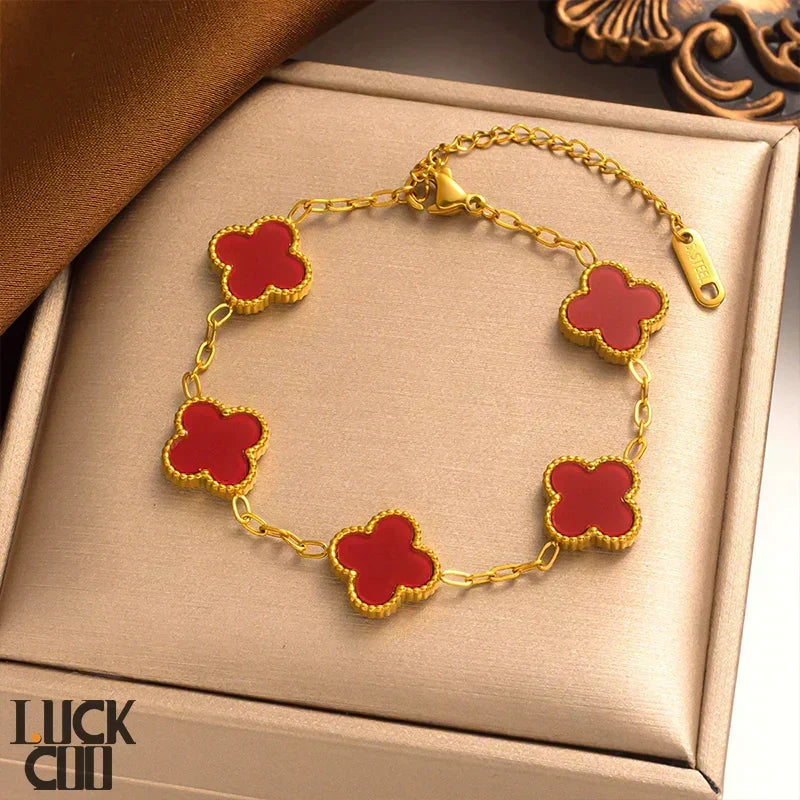 Bracciale Portafortuna Quadrifoglio