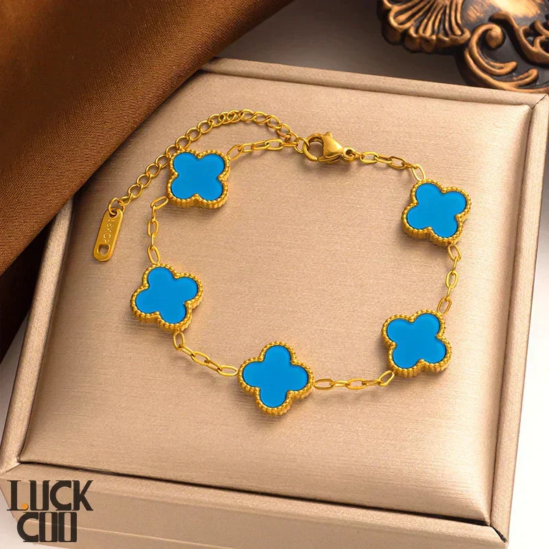 Bracciale Portafortuna Quadrifoglio