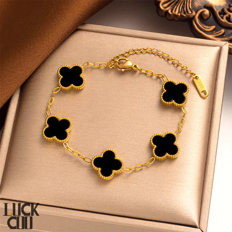 Bracciale Portafortuna Quadrifoglio