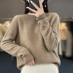 Maglione da donna caldo Rundhals Strickpullover invernale