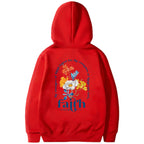 Felpa con cappuccio oversize da donna: vestibilità comoda, poliestere, casual