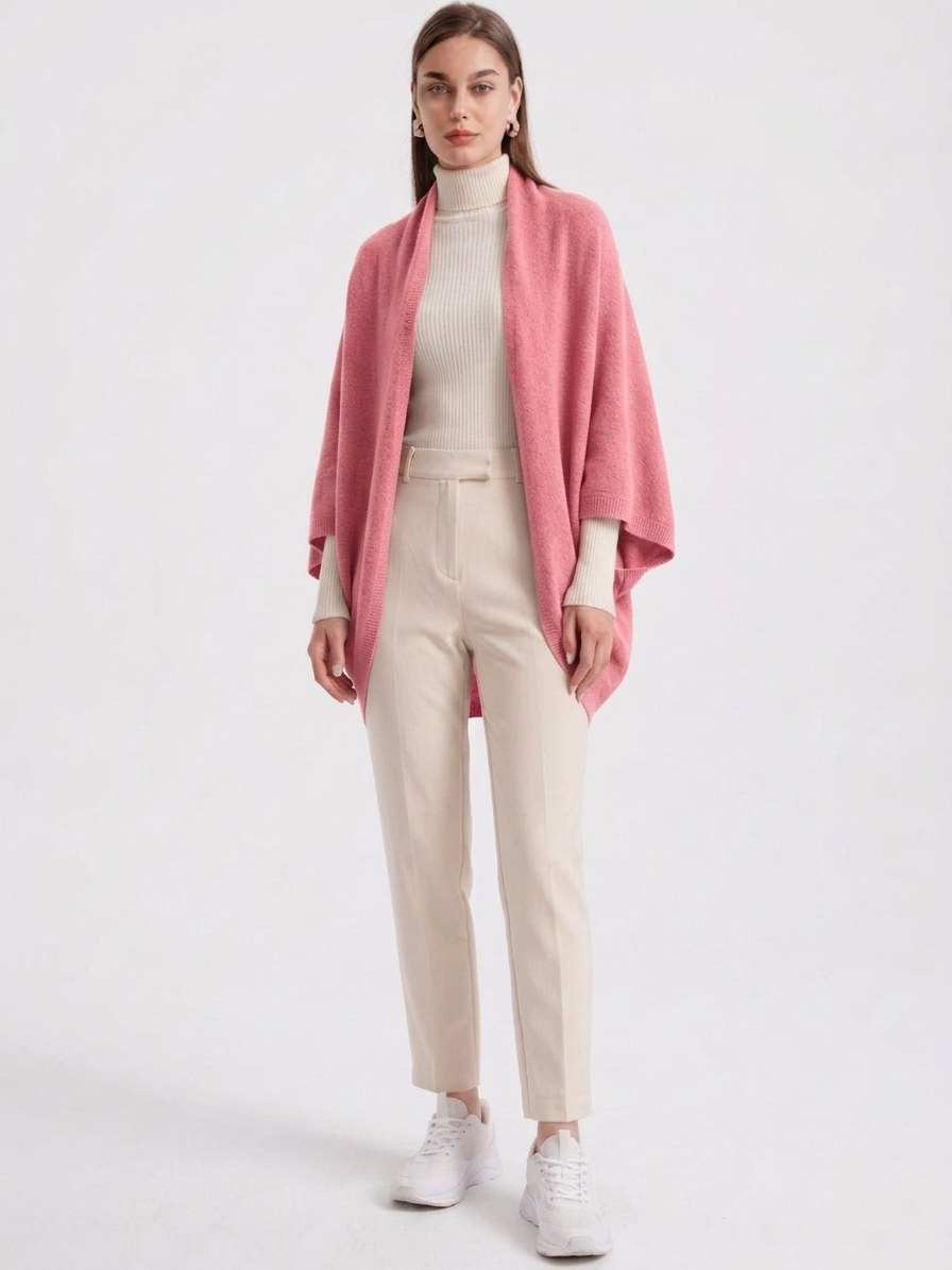 Cosy Wool Wrap - Gilet da donna