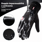 Guanti invernali termici impermeabili antivento