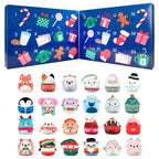 Calendario dell'avvento natalizio pieno di peluche Squishmallows SquishJoy