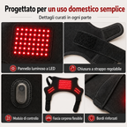 Manica indossabile per fototerapia a luce rossa per cani, utilizzata per la cura a domicilio della parte bassa della sch