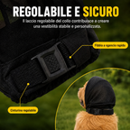 Museruola per cani traspirante anti-scavenging per le passeggiate - Cappuccio in rete che aiuta a bloccare avanzi di cib