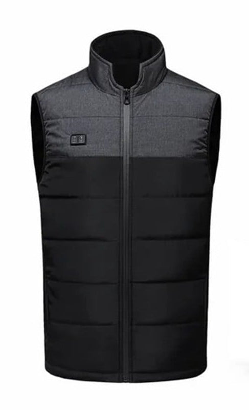 Giacca unisex riscaldata con materiale termico e idrorepellente regolabile