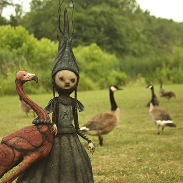 L'arte oscura e bizzarra | Sculture di streghe raccapriccianti (decorazione di Halloween)