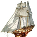 Kit modello di nave a vela in legno per assemblaggio ed esposizione dettagliati di puzzle 3D