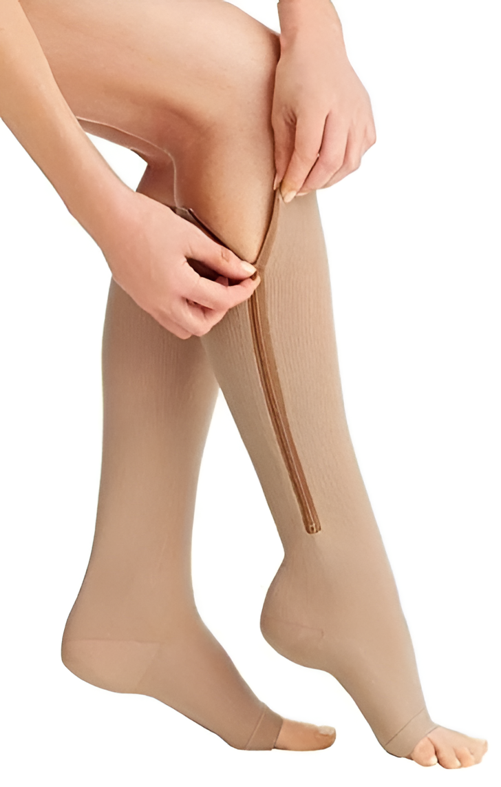 Calze a compressione con cerniera Calze contenitive 20-30 mmHg