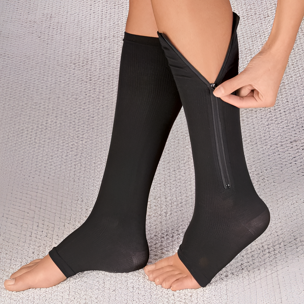 Calze a compressione con cerniera Calze contenitive 20-30 mmHg