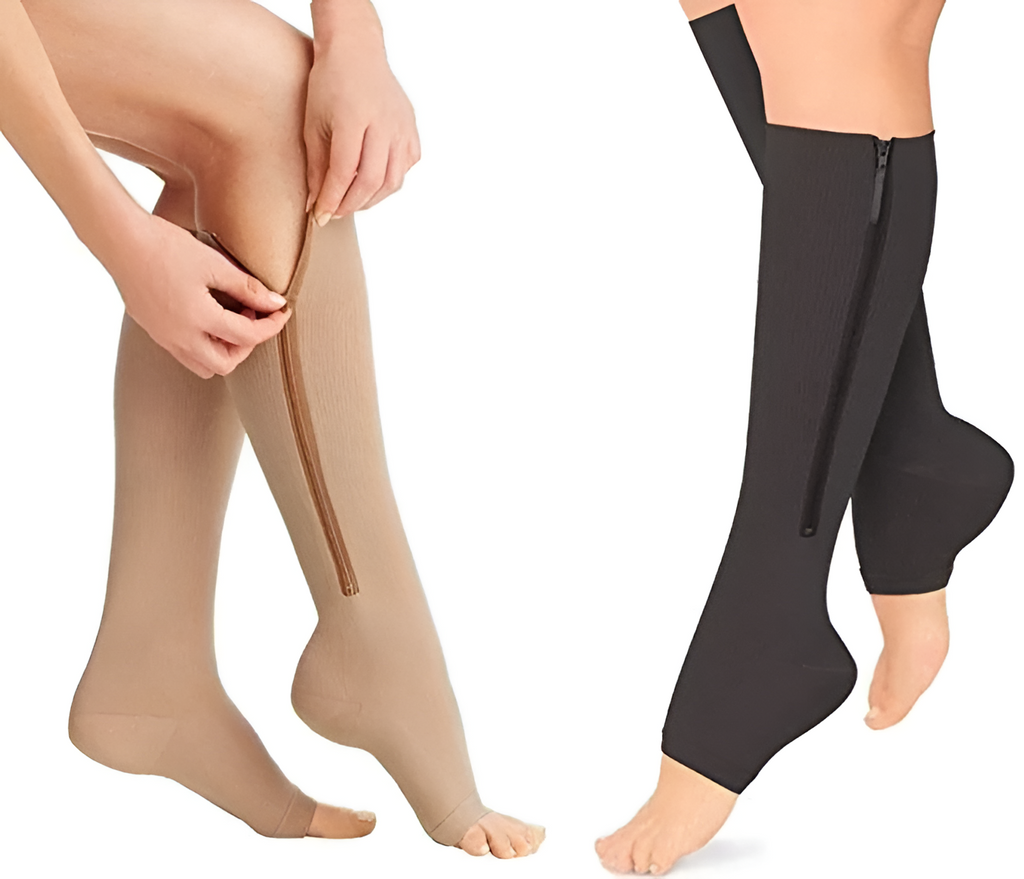 Calze a compressione con cerniera Calze contenitive 20-30 mmHg
