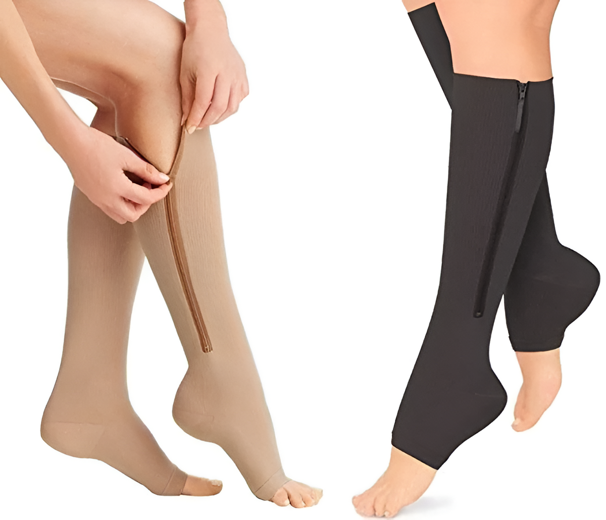 Calze a compressione con cerniera Calze contenitive 20-30 mmHg