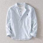 Camicia da uomo Effortless Washed per un comfort raffinato
