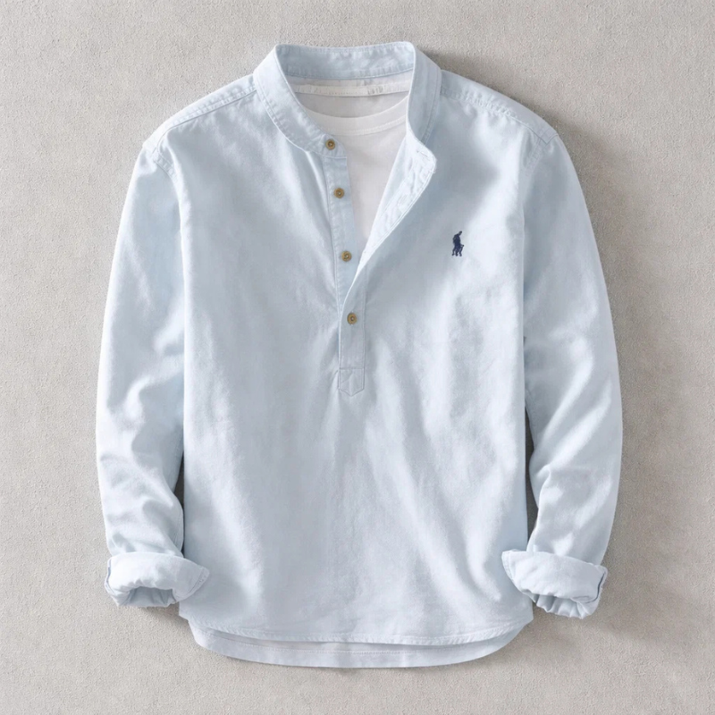Camicia da uomo Effortless Washed per un comfort raffinato