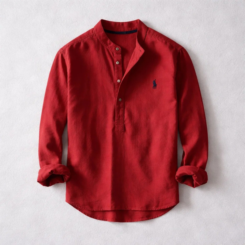 Camicia da uomo Effortless Washed per un comfort raffinato