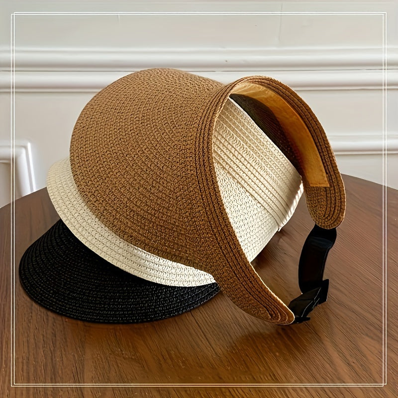 Cappello da sole pieghevole da donna con tesa larga – Leggero e con protezione UV
