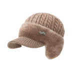 Cappello invernale Trapper con paraorecchie lavorato a maglia