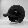 Cappello invernale Trapper con paraorecchie lavorato a maglia