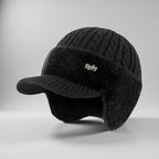 Cappello invernale Trapper con paraorecchie lavorato a maglia