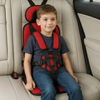 Seggiolino auto portatile con imbracatura di sicurezza e rialzo per bambini
