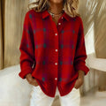 Cardigan casual da donna oversize a maniche lunghe con bottoni sul davanti