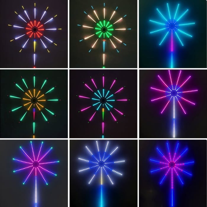 Catena Luminosa LED Esplosione di Stelle