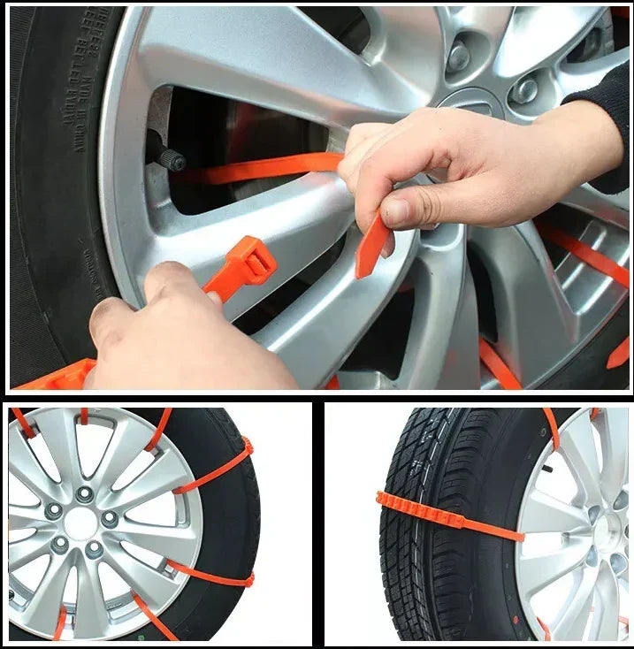 Catene da neve riutilizzabili per auto
