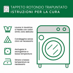 Tappeto Halloween Vortice Scheletro 3D