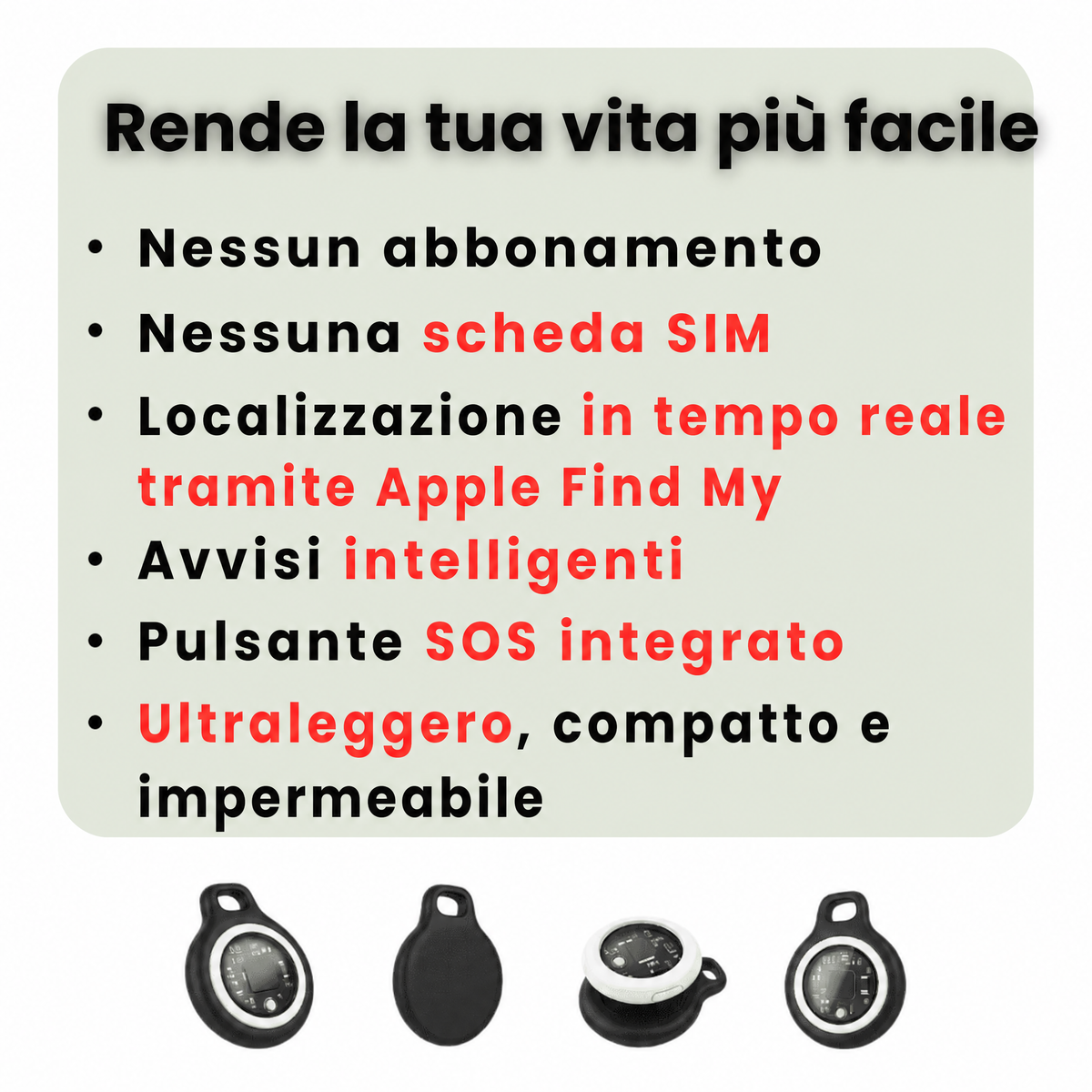 Localizzatore GPS per anziani: impermeabile, senza costi mensili