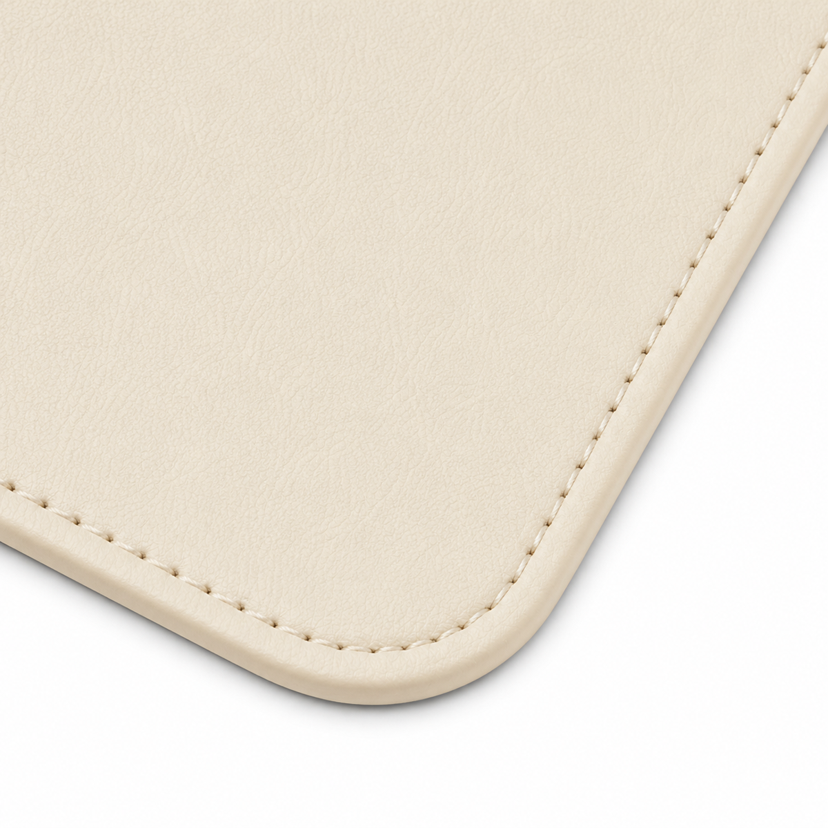 Superficie del tappetino da scrivania in pelle sintetica beige