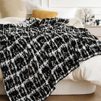 Coperta di lusso lavorata a maglia in lana - Elegante copridivano indossabile per divano letto - Perfetta per la casa, i viaggi e la TV
