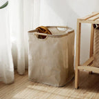 Cesto contenitore pieghevole in cotone-lino in stile giapponese