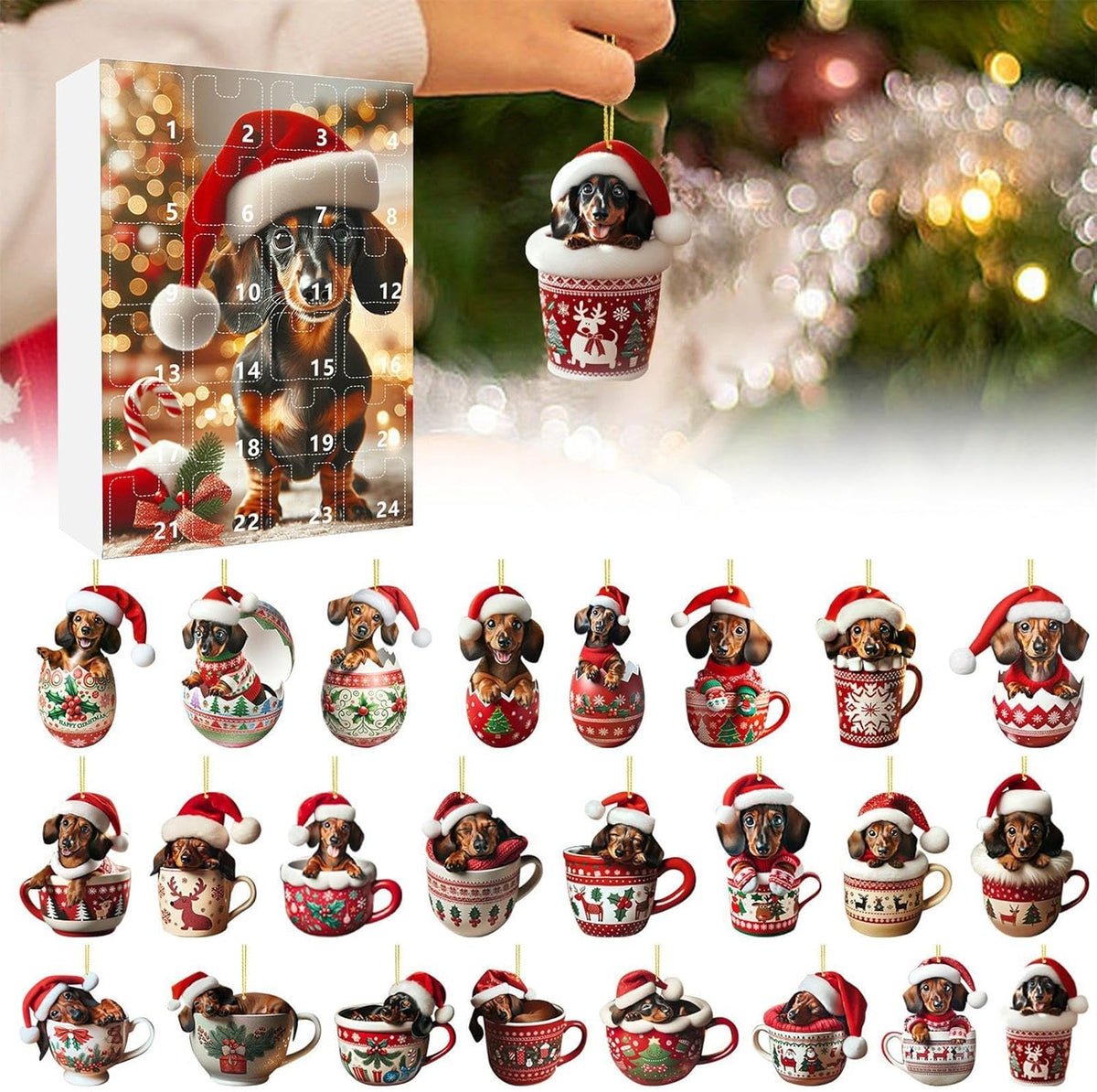 Pawfect | Regalo per feste per calendario dell'Avvento con cani divertenti 2025