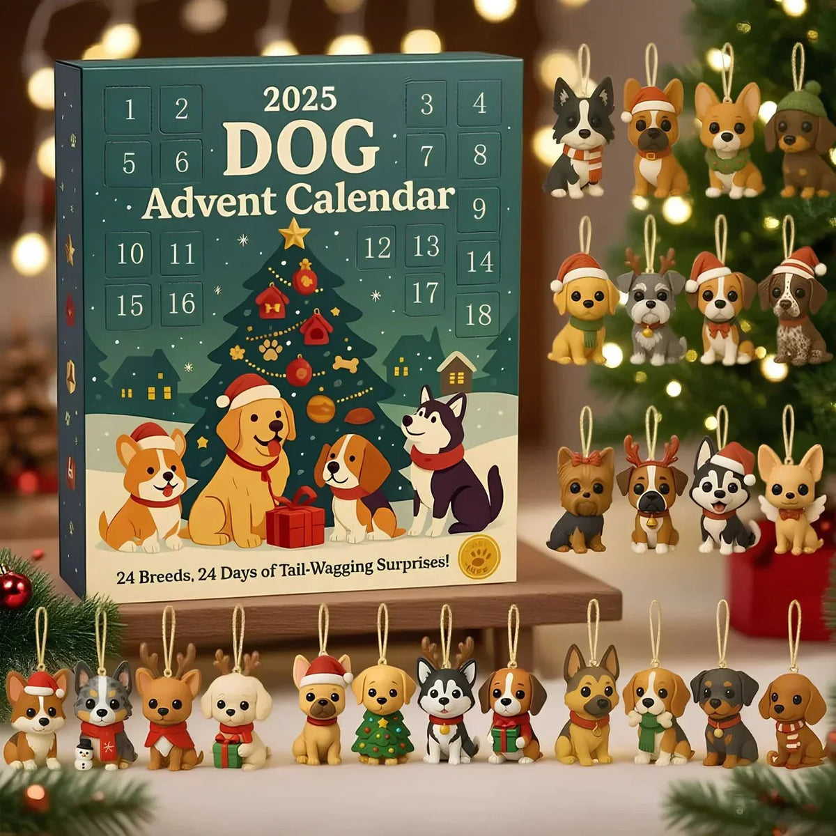 Pawfect | Regalo per feste per calendario dell'Avvento con cani divertenti 2025