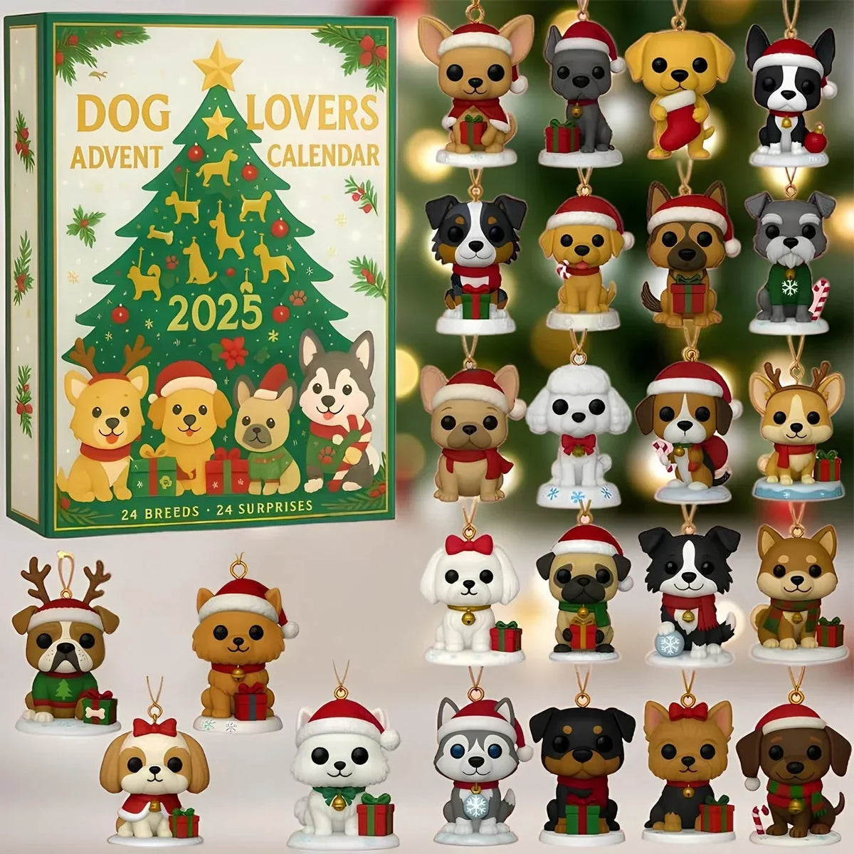 Pawfect | Regalo per feste per calendario dell'Avvento con cani divertenti 2025