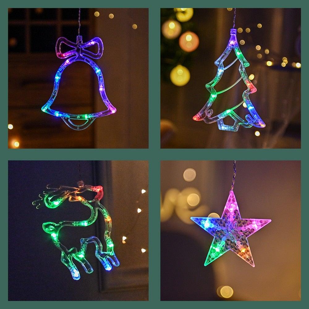 Stringa di luci natalizie