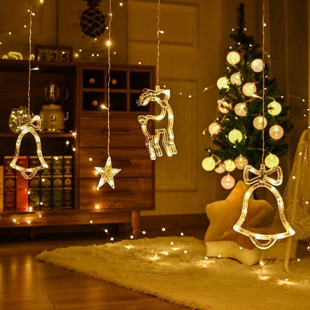 Stringa di luci natalizie