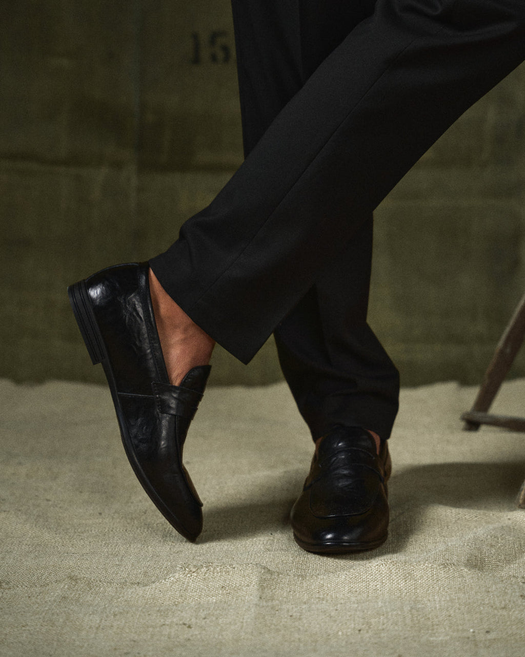 Mocassini eleganti classici da uomo in pelle slip-on per uno stile professionale