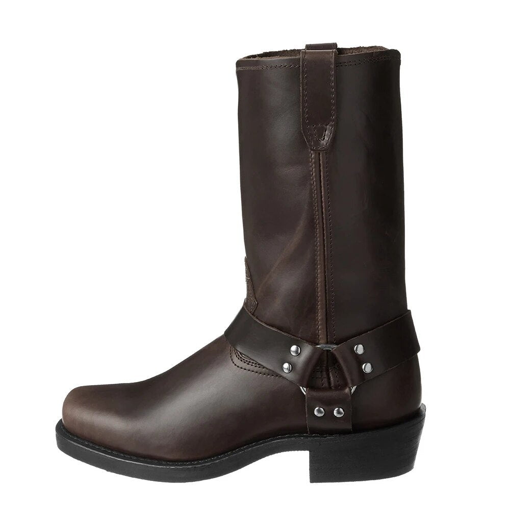 Stivali da cowboy classici da uomo per uno stile robusto