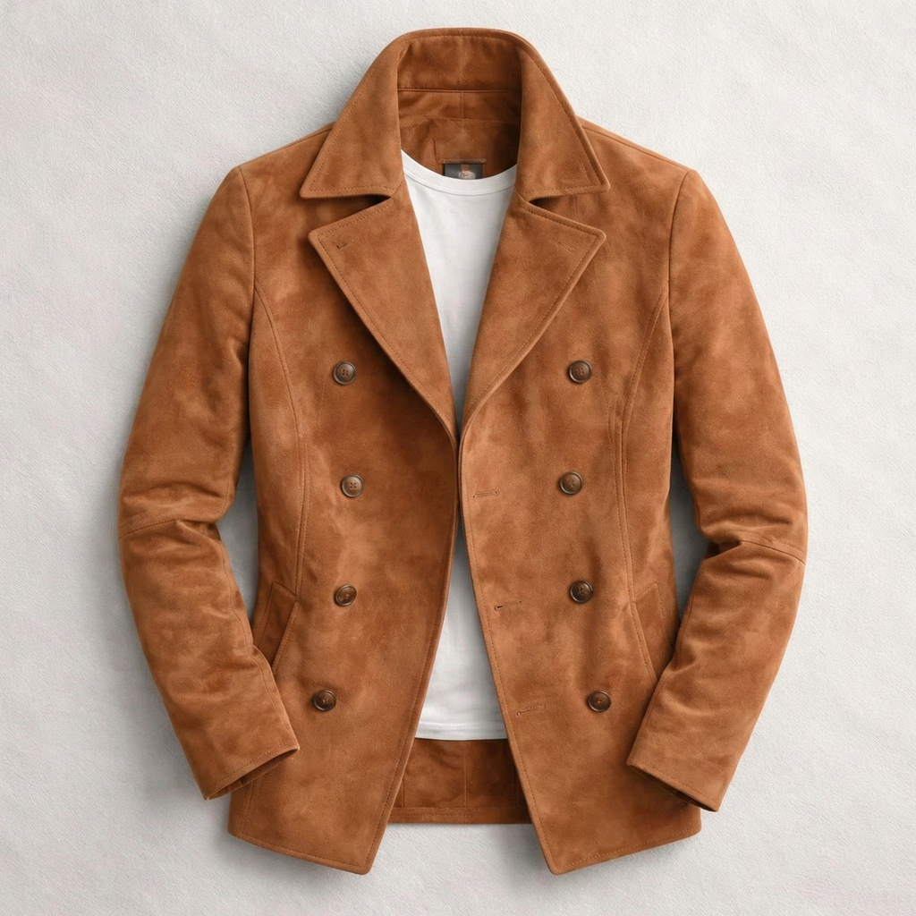 Caban classico da uomo a doppio petto: stile e comfort senza tempo