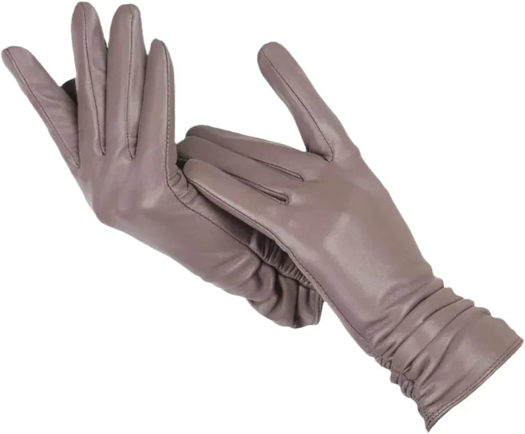 Guanti in pelle classici da donna