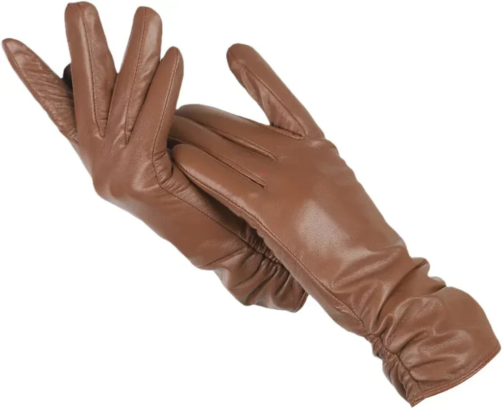 Guanti in pelle classici da donna