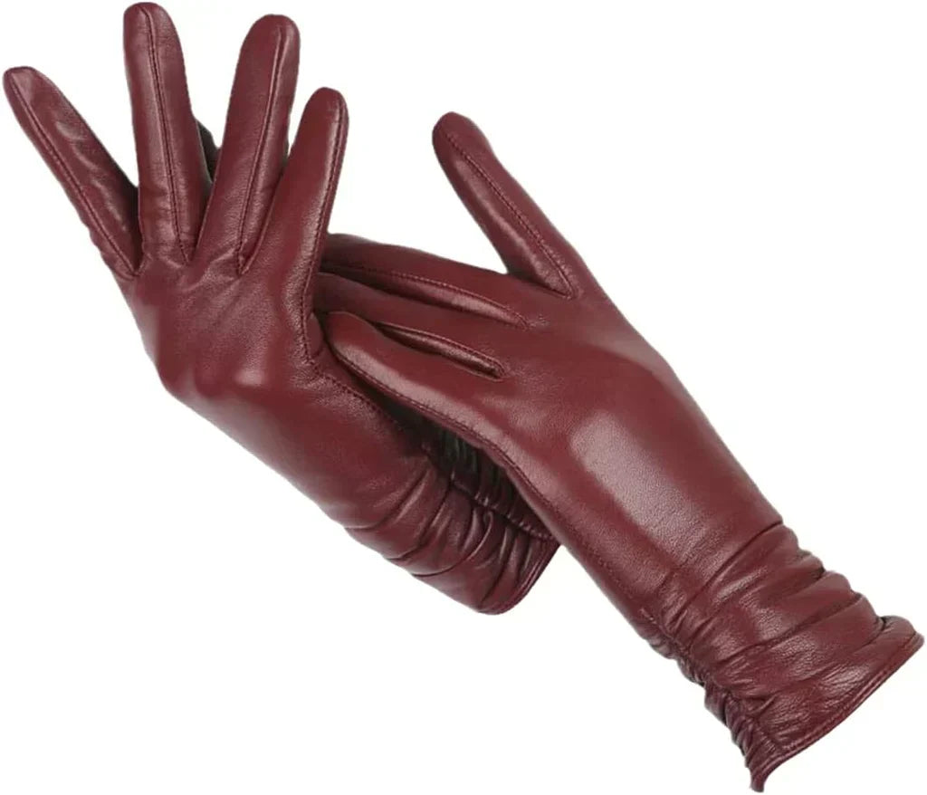 Guanti in pelle classici da donna